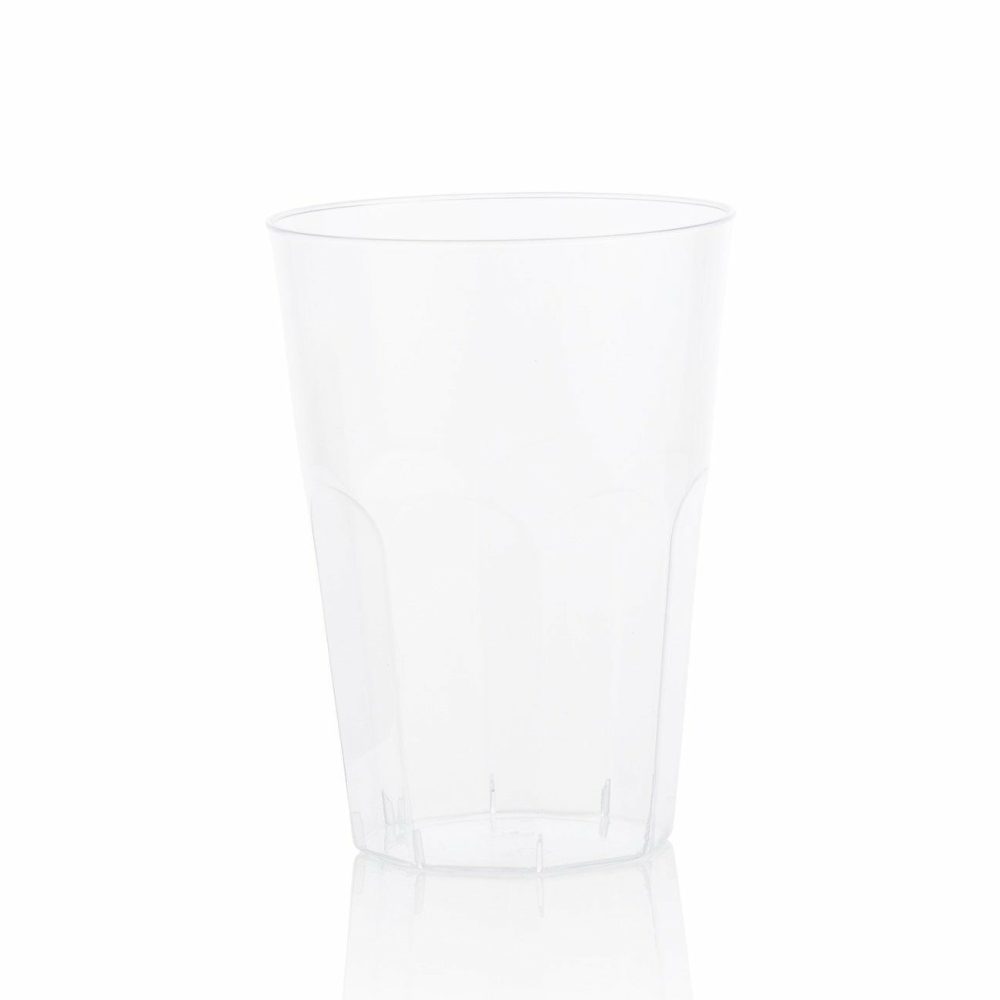 Drinkware | 8 Oz. Clear Plastic Cups – Antique Dinnerware Drinkware