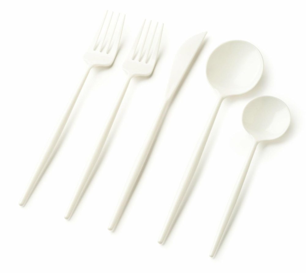 Flatware | Noble Collection Pearl Flatware Set 40 Count-Setting For 8 Dinnerware Flatware