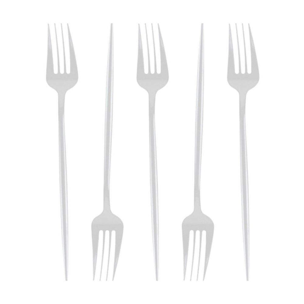 Flatware | Novelty Collection White Flatware 32 Count Dinnerware Flatware