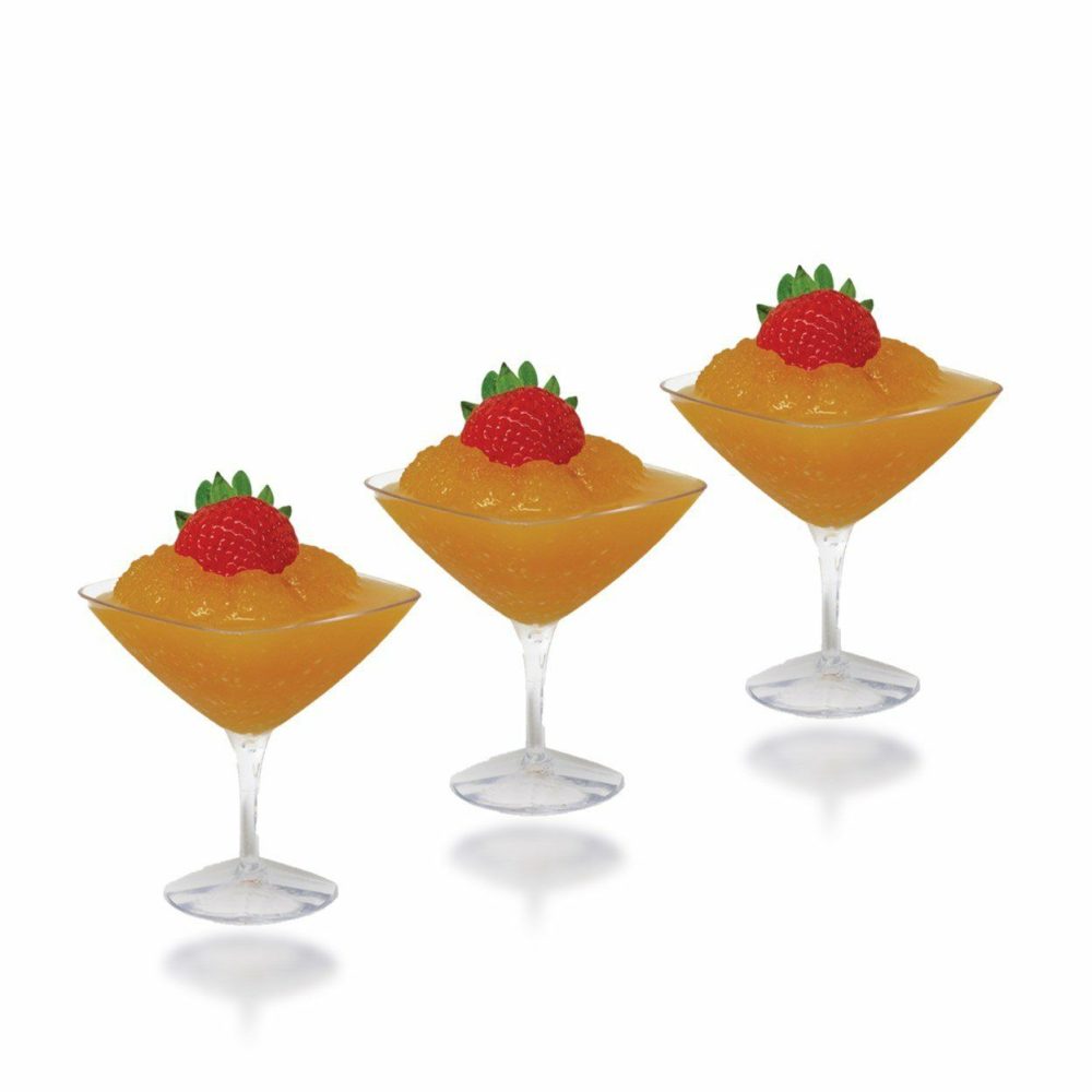 Miniware | 1.5 Oz. Clear Plastic Mini Martini Cup-10 Count Dinnerware Miniware