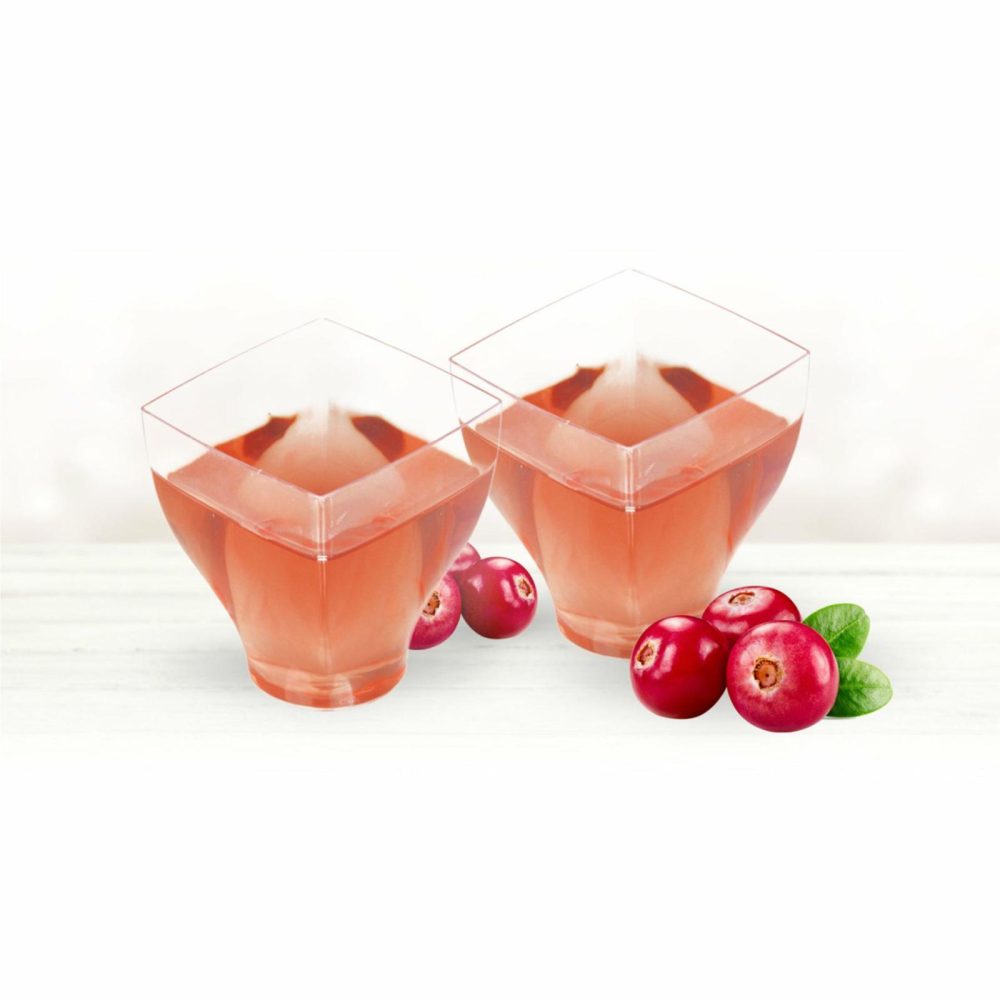 Miniware | 3.8 Oz. Clear Plastic Mini Deluxe Cups – 10 Count Dinnerware Miniware