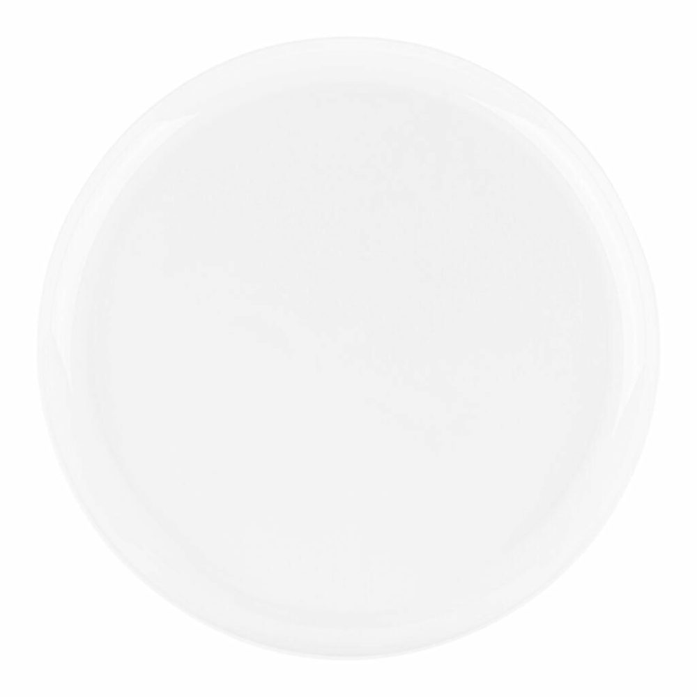 Plates | White Round Plastic Plates – Edge Dinnerware Plates