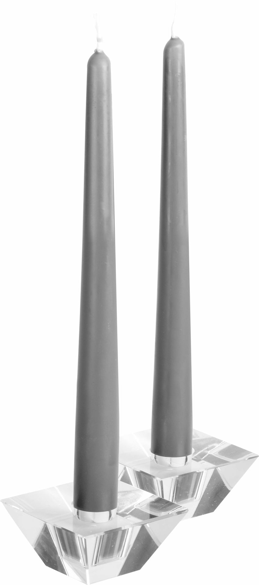 Candles | 12 Inch Dark Gray Taper Candles Candles Candles