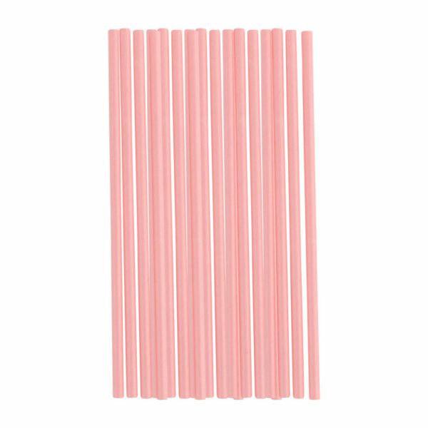 Drinkware | Pink Paper Straws 24 Pack Dinnerware Drinkware