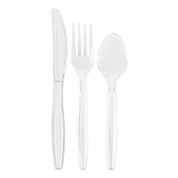 Flatware | Cutlery Sectional Tray Clear (240 Count) Dinnerware Flatware