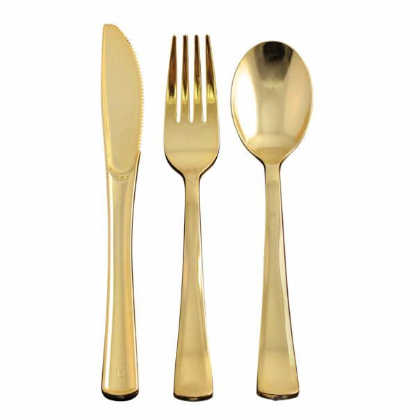 Flatware | Dynasty Collection Gold Flatware 40 Count Dinnerware Flatware