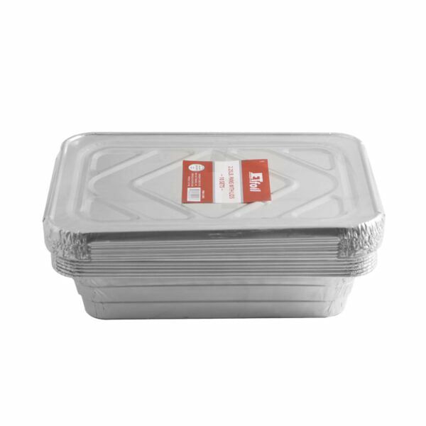 Household Products | 2.25 Pound Aluminum Pans With Foil Lids – 10 Sets Dinnerware Household Products