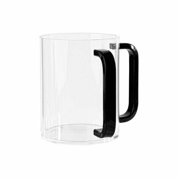 Household Products | Acrylic Wash Cup Black Handle Dinnerware Household Products