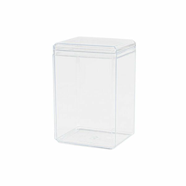 Miniware | 9 Oz. Clear Boxes With Lids – 4 Count Dinnerware Miniware