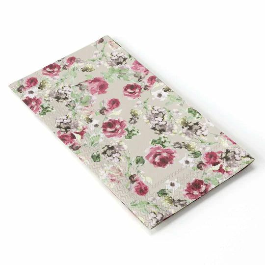 Napkins | Disposable Paper Buffet Napkins 20 Pack – Bouquet Dinnerware Napkins