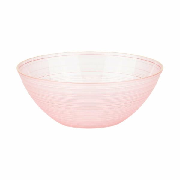 Plates | 12 Oz. Pink Transparent And Gold Round Soup Bowls (10 Count) – Crystal Design Dinnerware Plates