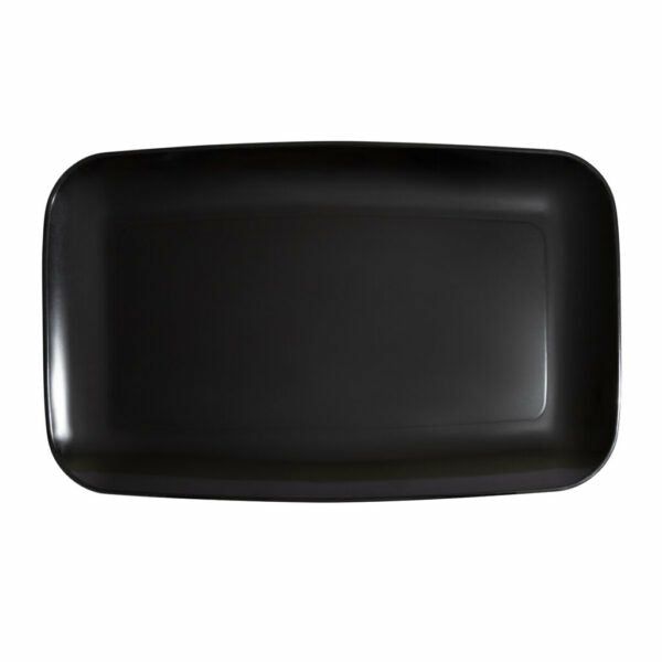 Serverware | 18″ X 11″ Organic Black Rectangle Serving Dish – 2 Pack Dinnerware Serverware