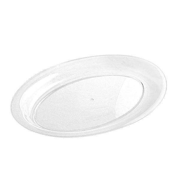 Serverware | Clear Oval Serving Dish – 2 Pack Dinnerware Serverware