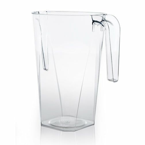 Serverware | Clear Plastic Square Pitcher With Handle 48 Oz. – 1 Pack Dinnerware Serverware