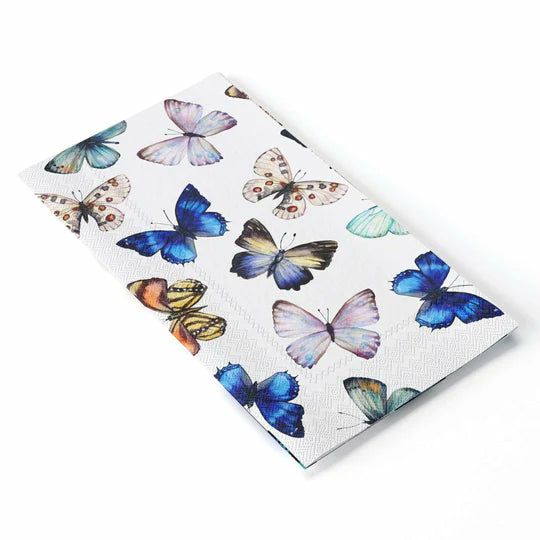 Napkins | Disposable Paper Buffet Napkins 20 Pack – Butterfly Dinnerware Napkins