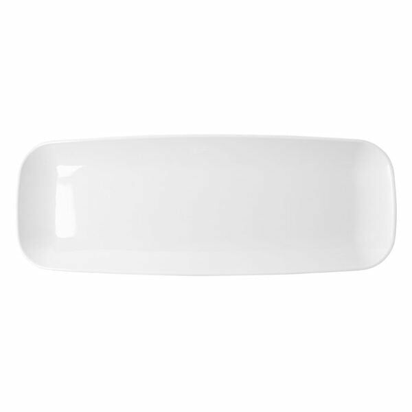 Serverware | 17.5″ Organic White Rectangle Serving Tray – 2 Pack Dinnerware Serverware