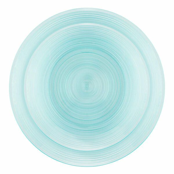 Value Sets | 32 Pack Aqua Transparent Round Plastic Dinnerware Set (16 Guests) – Crystal Design Dinnerware Value Sets